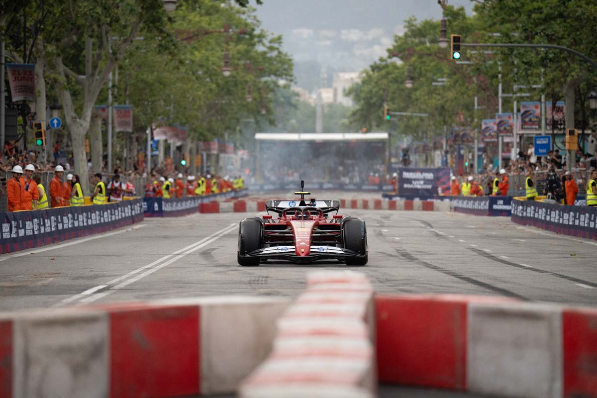 la ferrari al gp di spagna