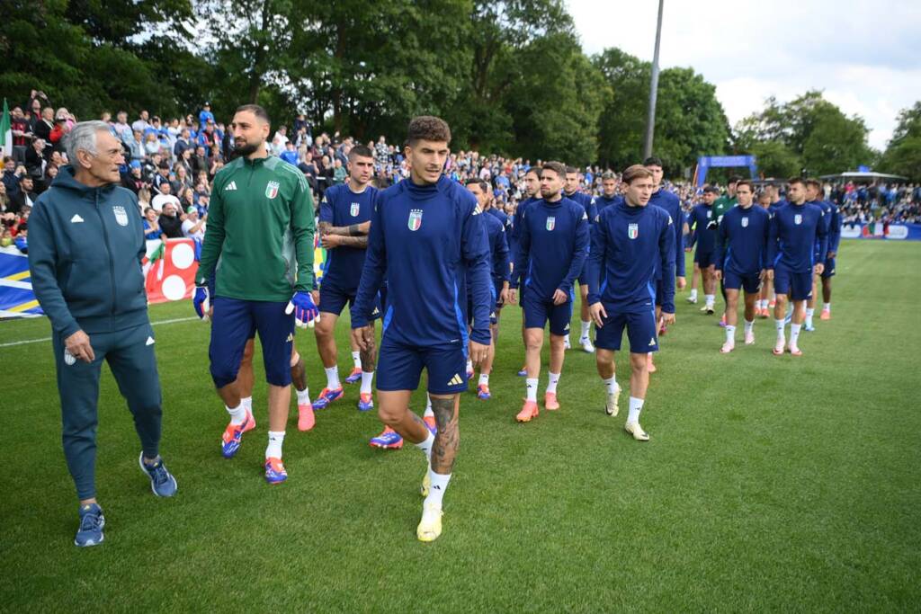 italia in allenamento