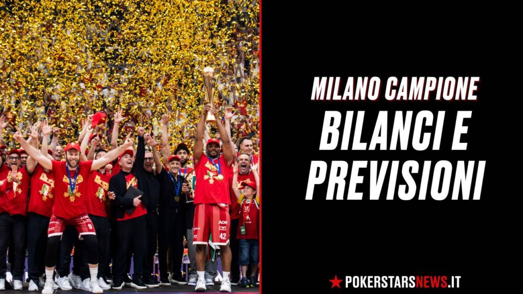 l'olimpia milano festeggia lo scudetto