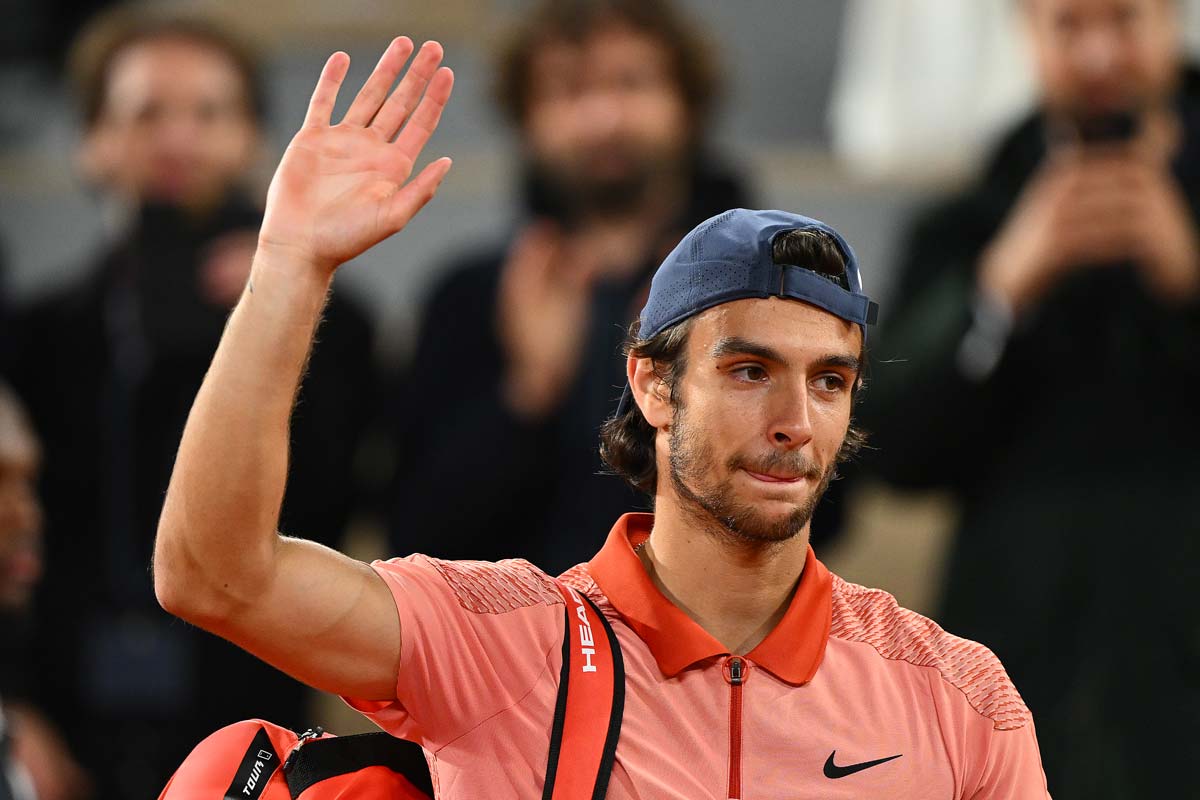 musetti dopo la sua gara con Djokovic