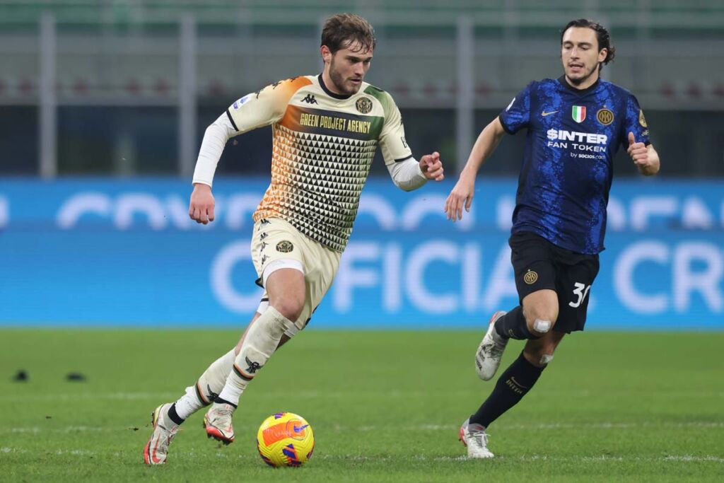 tessmann in una partita contro l'inter