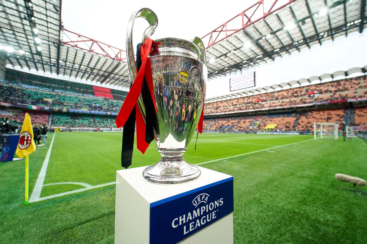 il trofeo della champions league