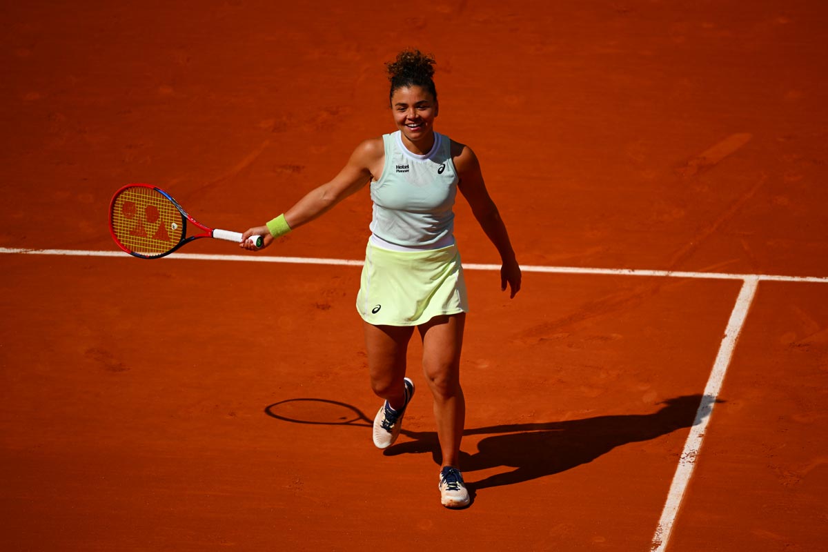 jasmine paolini sui campi del roland garros