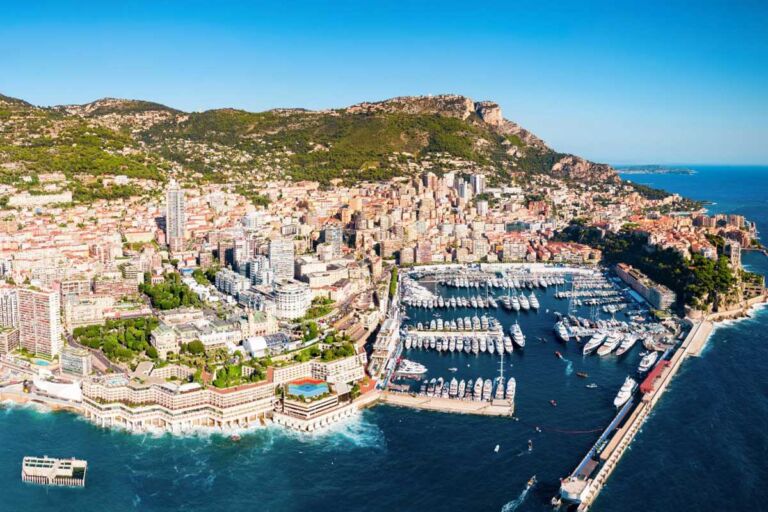 Veduta aerea di Montecarlo, sede dell'EPT