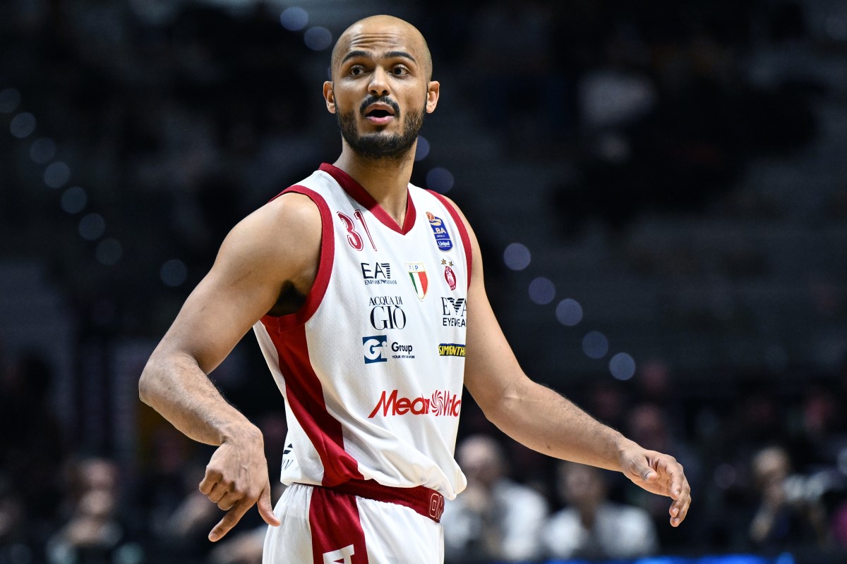 Shavon Shields dell'EA7 Armani Olimpia Milano